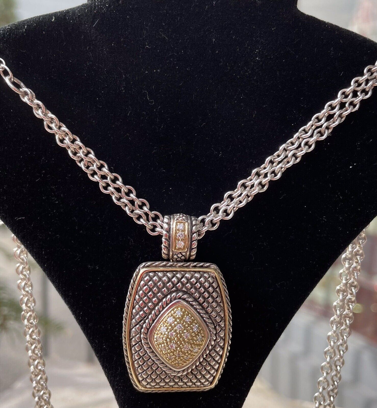 Andrea Candela Sterling, 18k Diamond Necklace