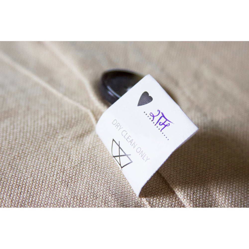 100% Organic Cotton Seattle, WA Hand-Embroidered Artisan Pillow