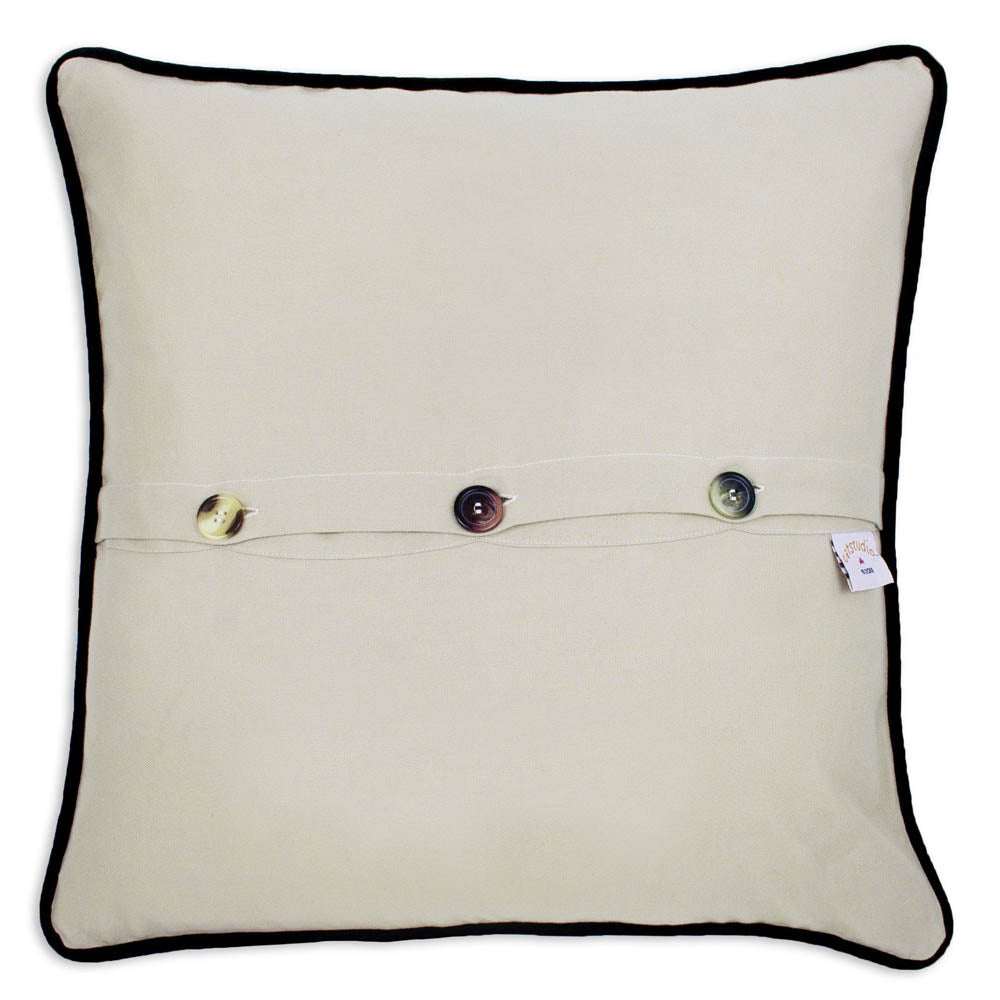 Artisan Sonoma County Hand-Embroidered Pillow by CatStudio