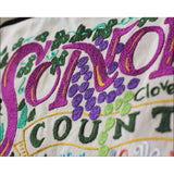 Artisan Sonoma County Hand-Embroidered Pillow by CatStudio