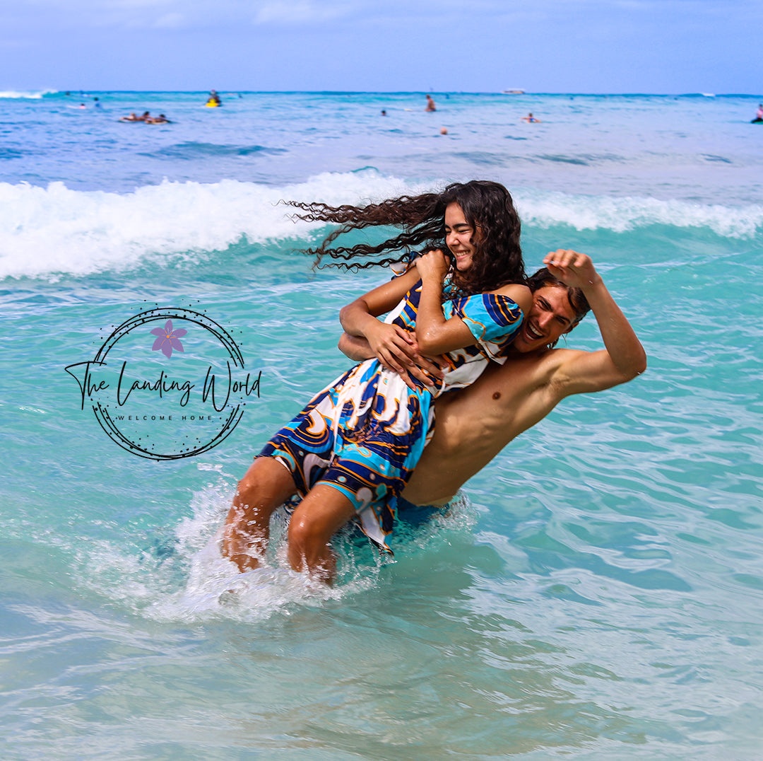Ocean Print Activewear, Swimwear and Shoes from The Landing World Hawaii