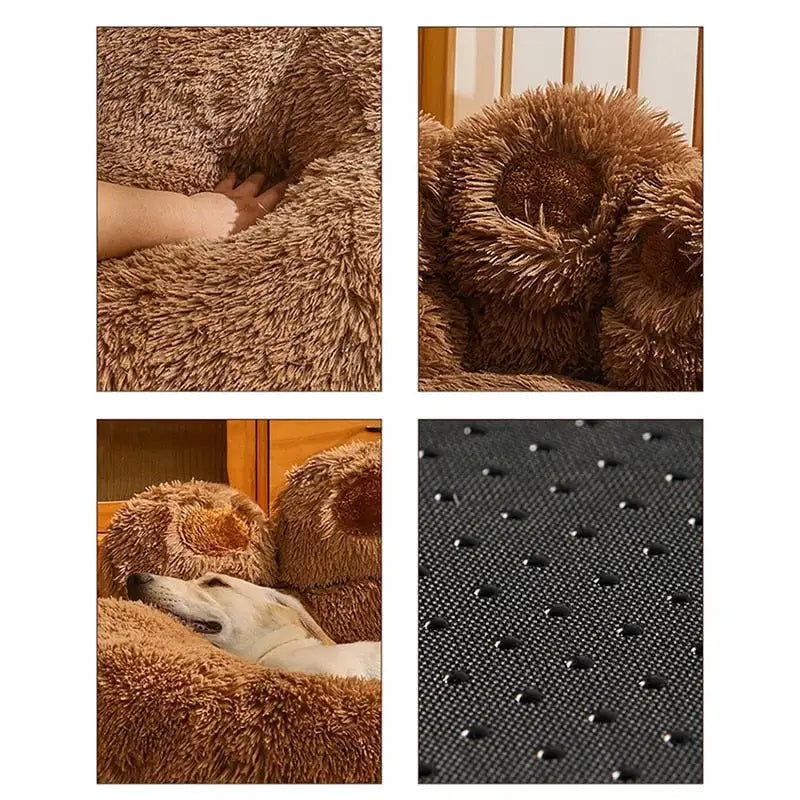 Fluffy Paw Dog Bed