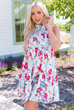 Floral Summer Sun Vacation Dress