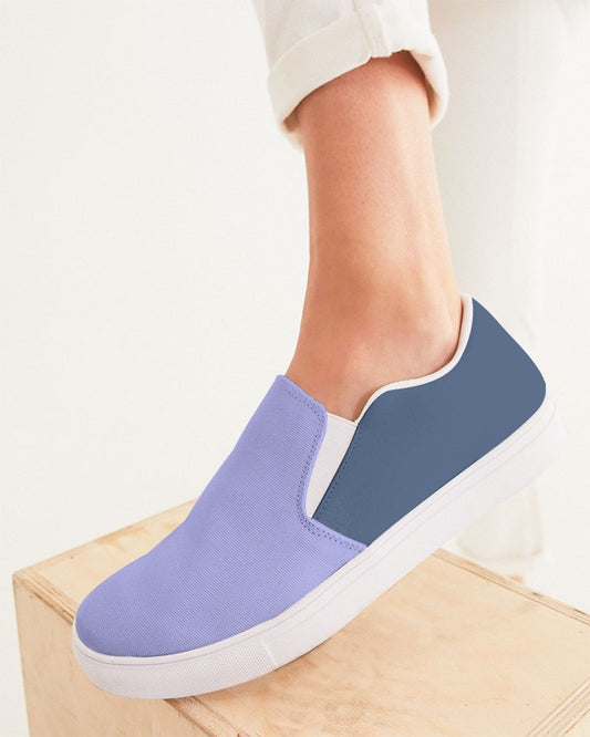 Dreamer Purple Custom Women's Slip-On Canvas Shoe