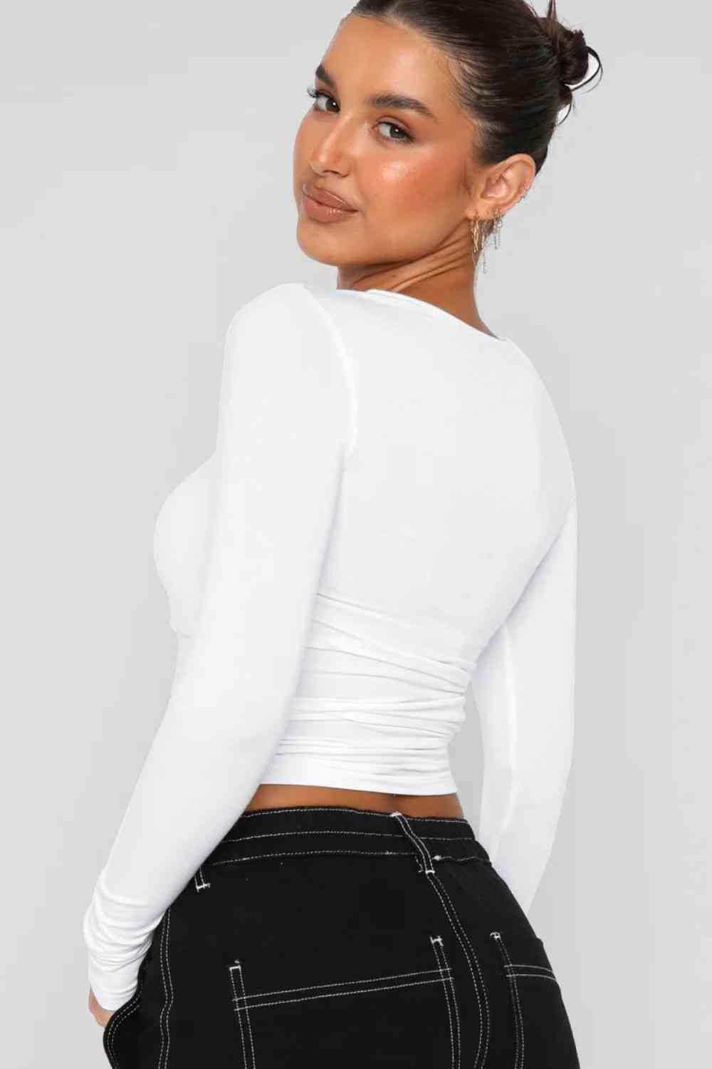 Plus Size Round Neck Summer Top