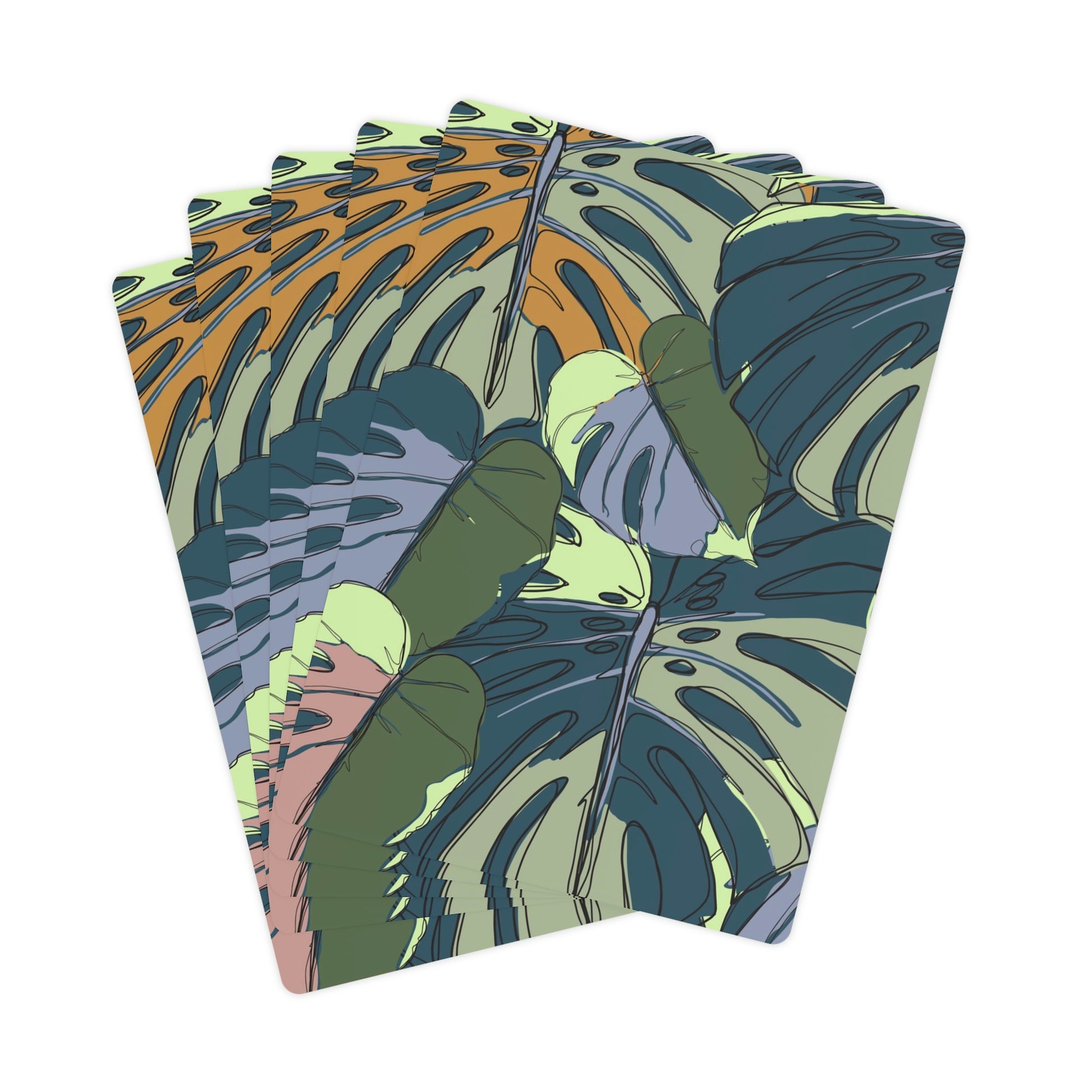 Hawaii Monstera Collection, Tropical Designer Poker Cards – The Landing  World