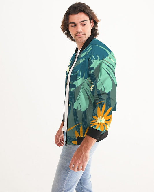 Jungle Blues Men's Tropical Print Jacket