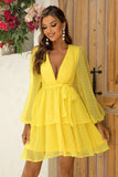 Yellow Elegant Resort Dress