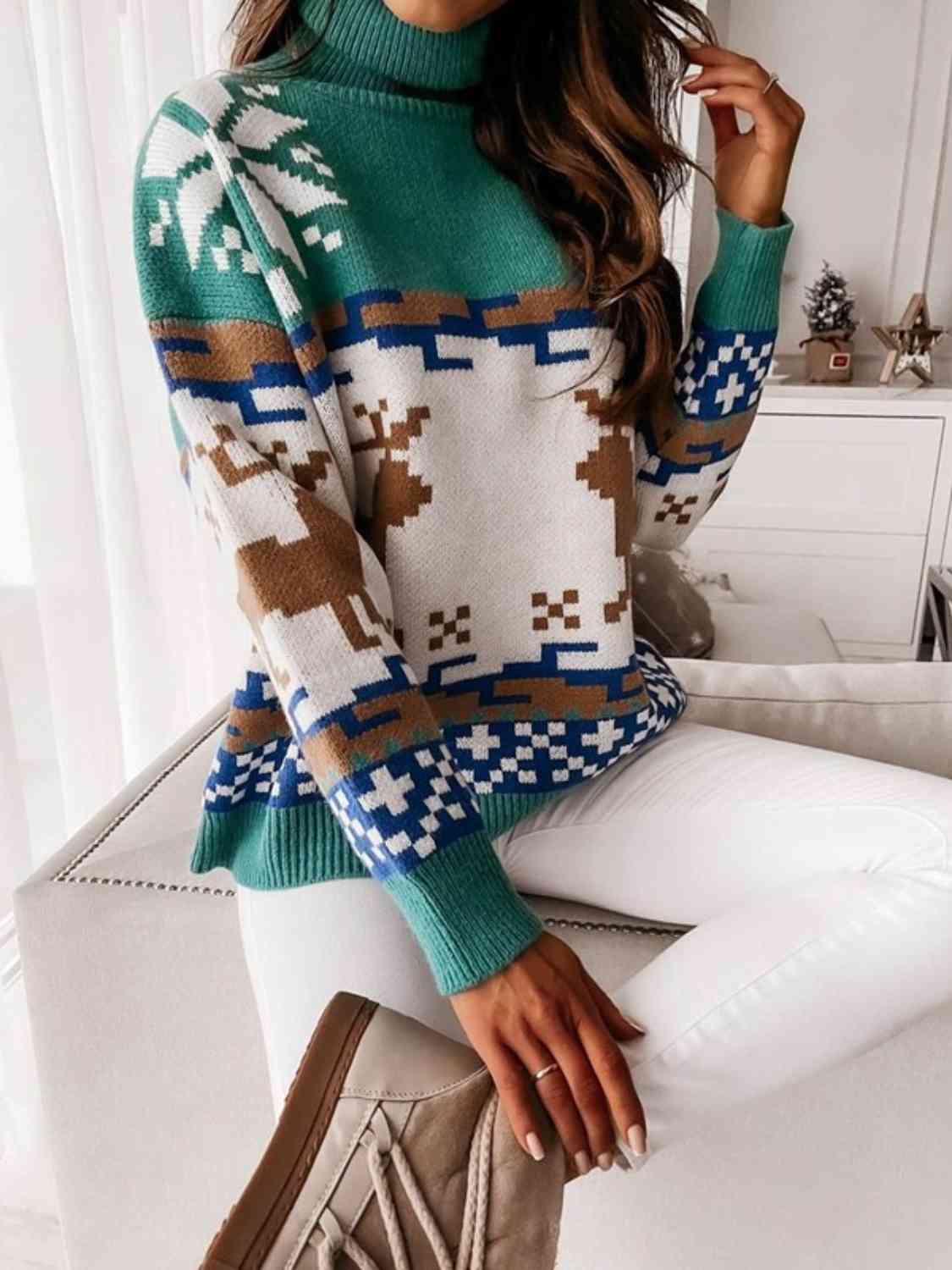 Reindeer Christmas Sweater