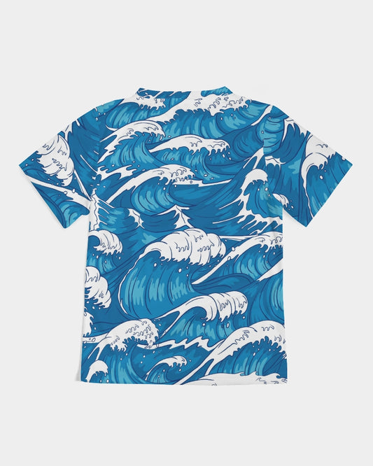 Waves Kids Tropical Handmade T'Shirt