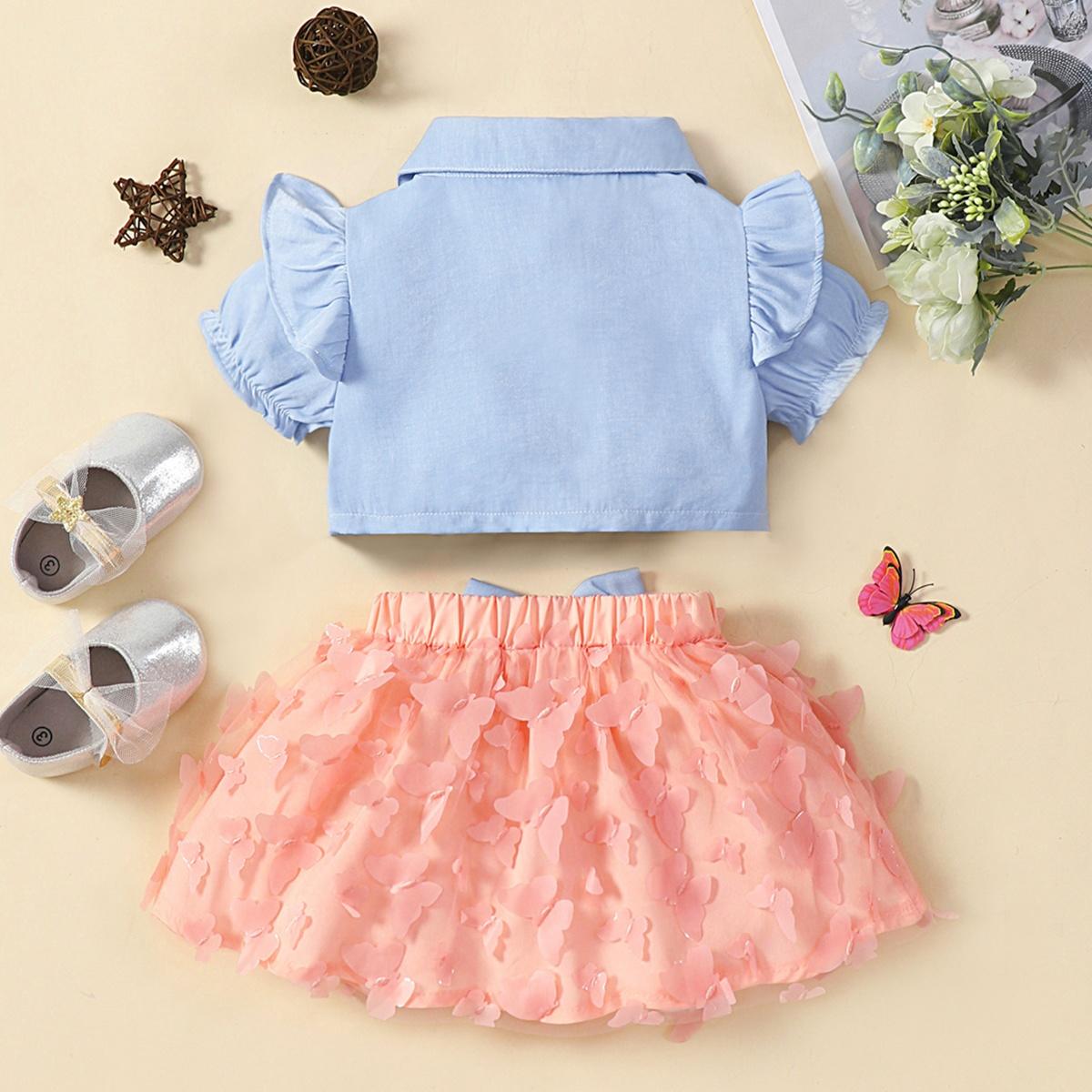 Baby Girl Resort Wear Skirt Set