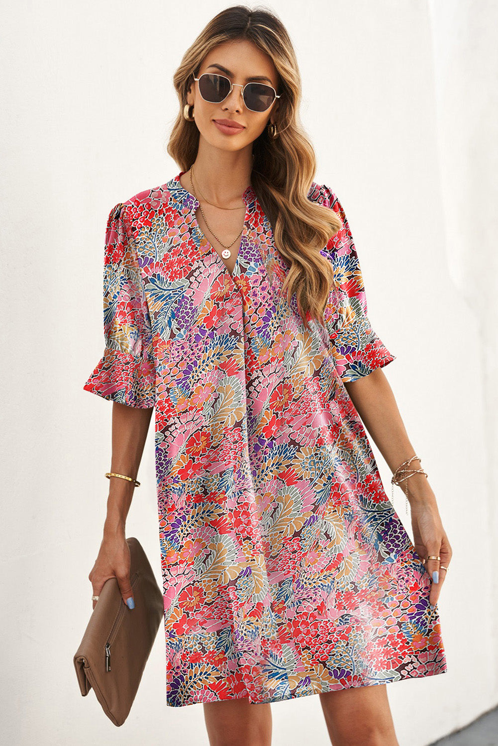 Floral Resort Shift Dress