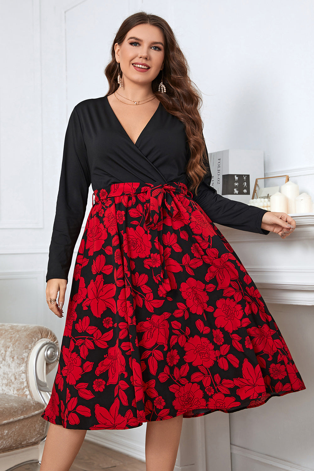 Plus Size Holiday Resort Dress