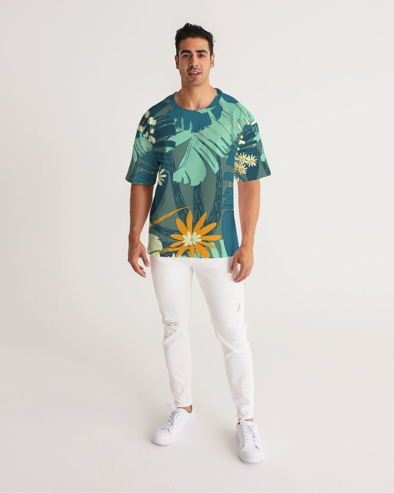 Jungle Blues Men's Tropical Print T'Shirt