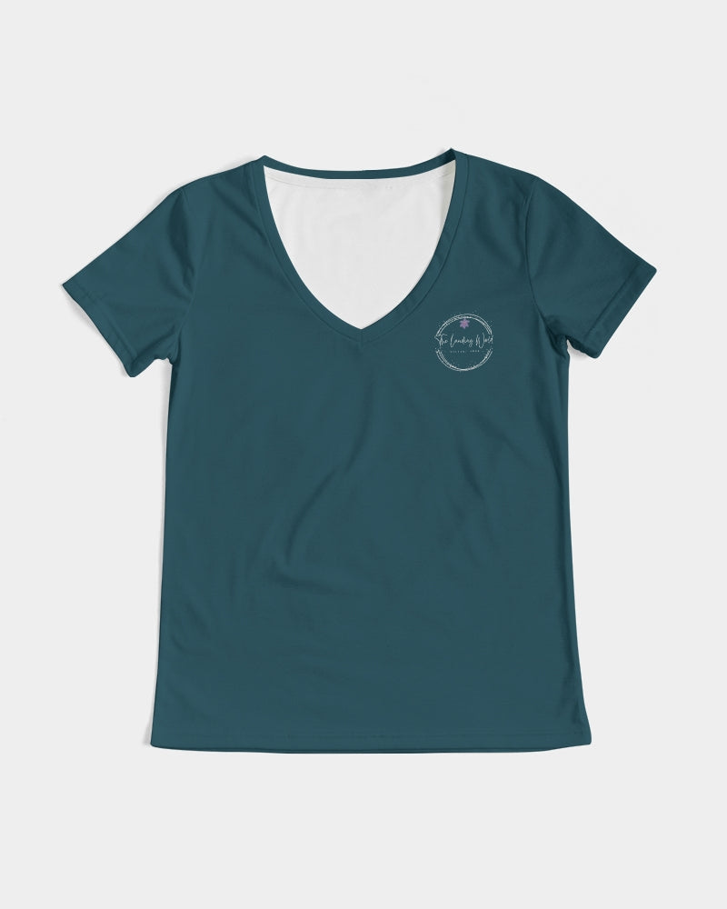 The Oxford Blue Women's V-Neck T'Shirt