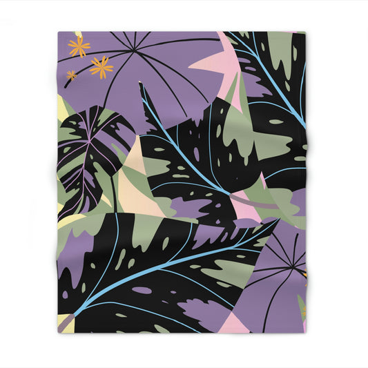 Lavender Jungle Custom Designed Soft Throw Blanket