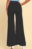 High-Rise Pull On Split Resort Pants