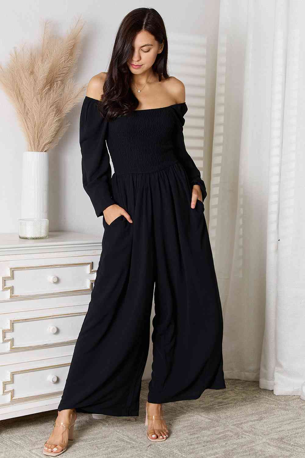 Comfy Resort Wear Jumpsuit with Pockets