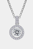 Zircon Pendant 925 Sterling Silver Necklace