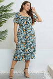 Plus Size Floral Summer Dress