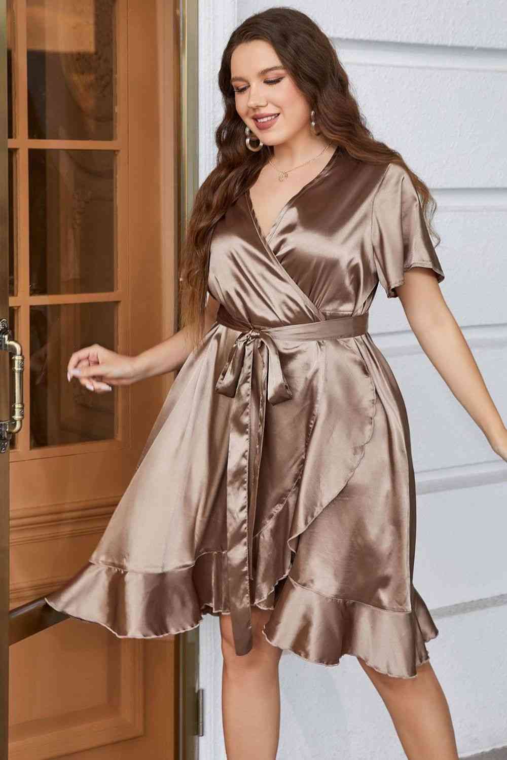 Plus Size Resort Dinner Dress, Party Dress