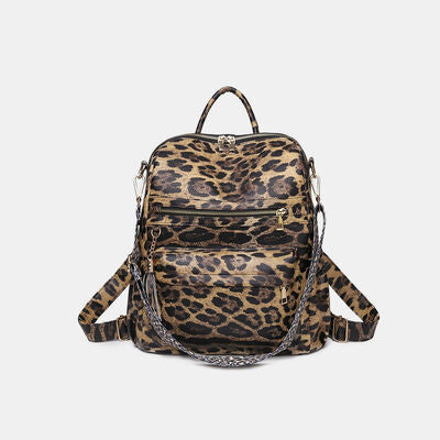 PU Leather Convertible Resort Backpack