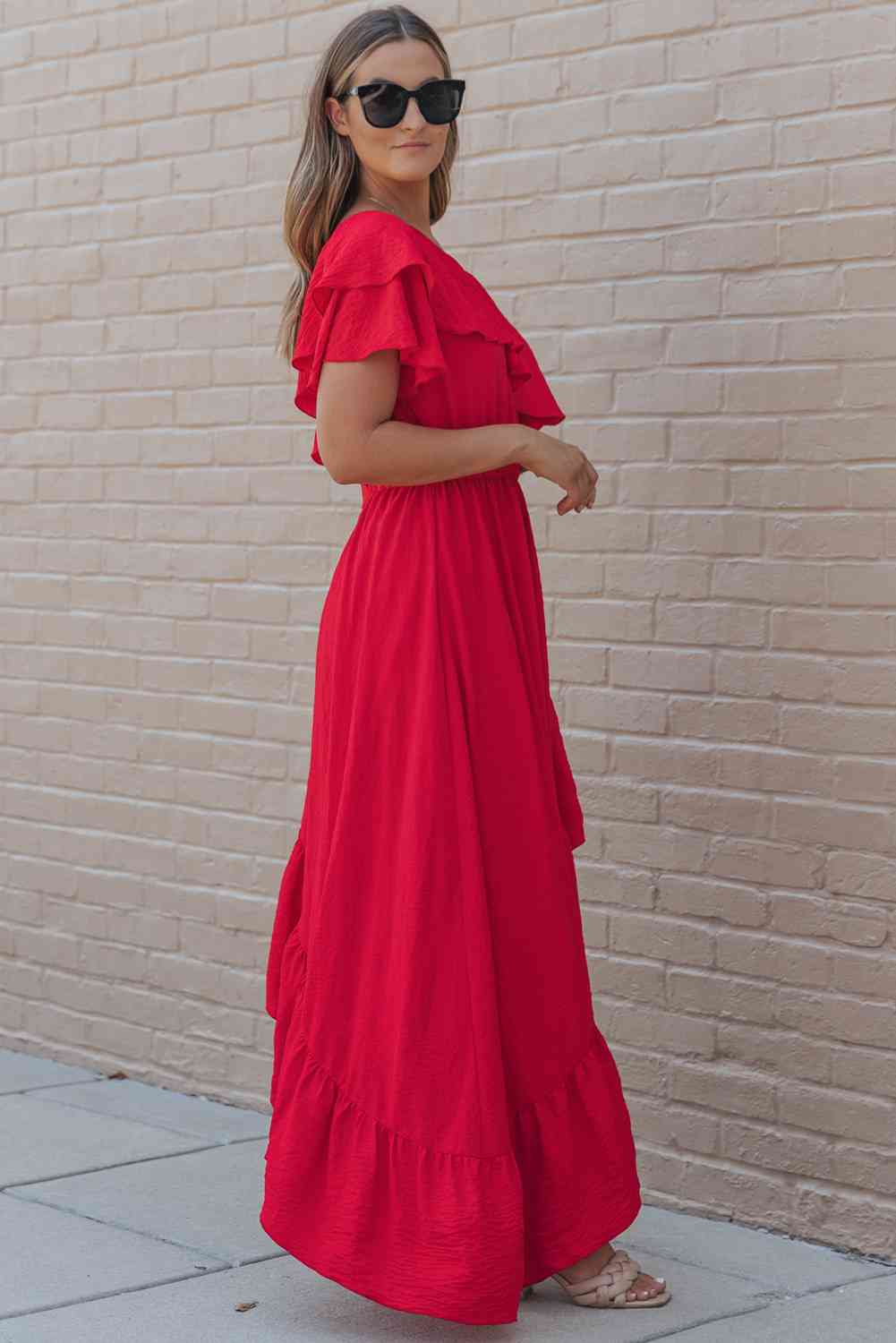 One-Shoulder Resort Maxi Dress