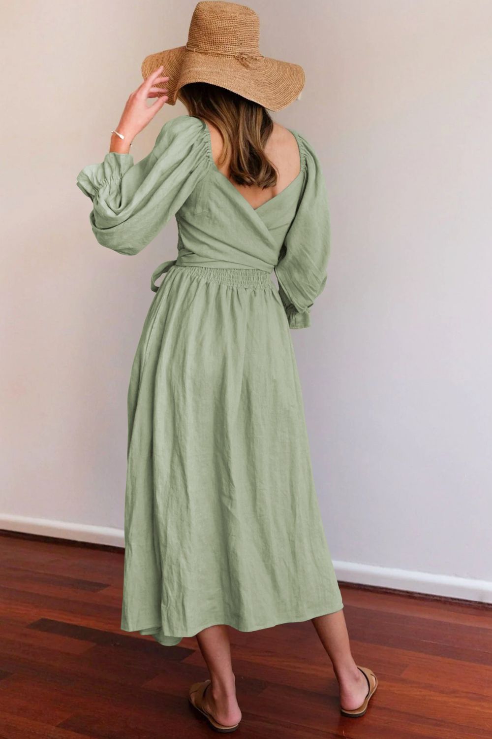 Romantic Flounce Vacation Maxi Dress