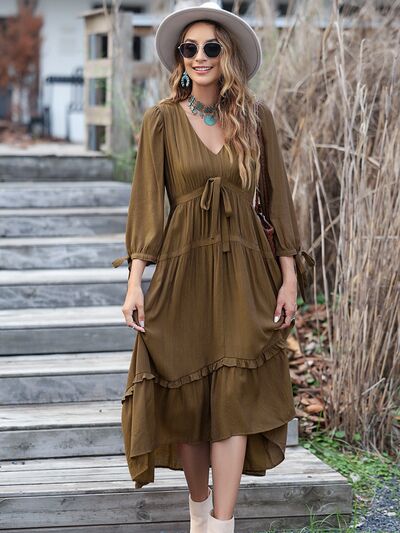 Brown Resort Dress for Vacay