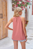 Grecian Neck Sleeveless Resort Top