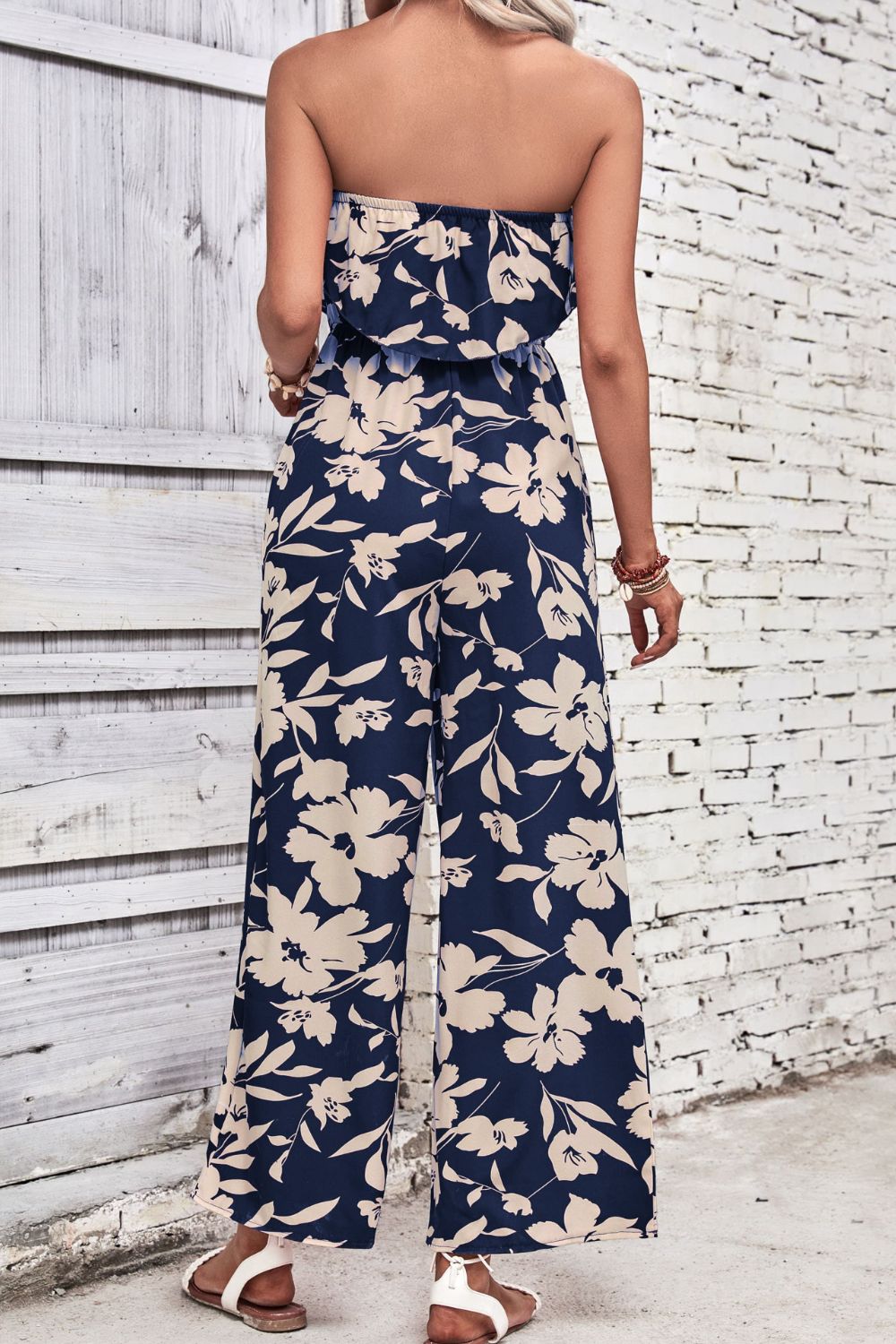 Sz 10-11 H&M Tropical 🌴 Floral 🌺 Jumpsuit With Pockets