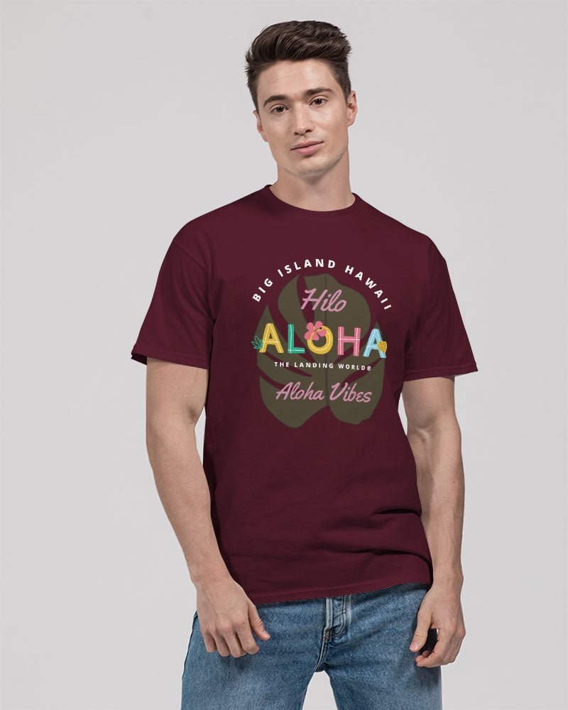 Aloha Hilo Hawaii Graphic Unisex Tee Unisex Heavy Cotton T-Shirt