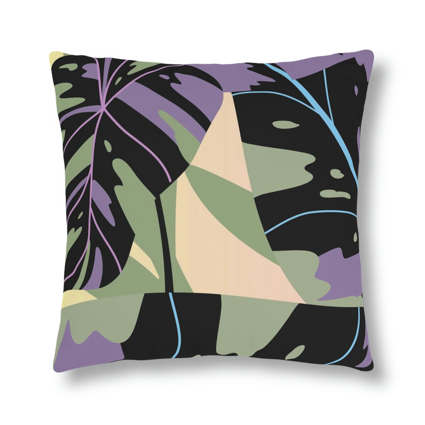 Lavender Jungle Custom Designed Tropical Home Decor Collection, Waterproof Throw Pillows