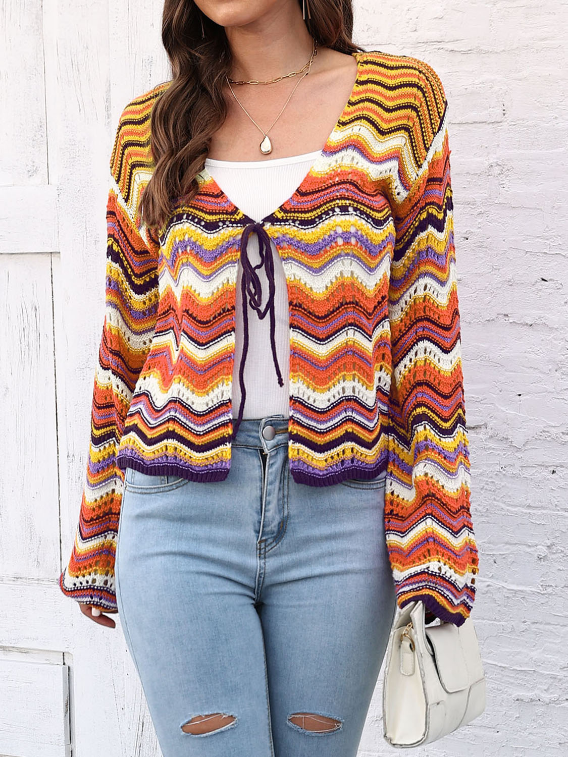 Striped Boho Cardigan