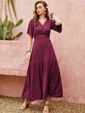 Classic Cerise Resort Midi Dress