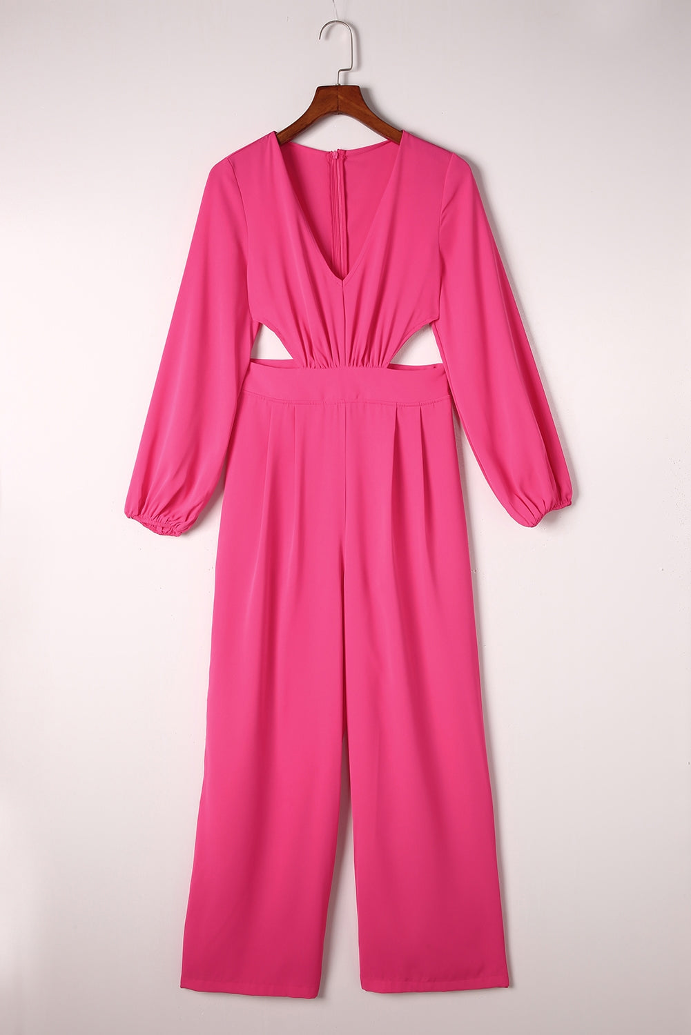 Balloon Sleeve Malibu Pink Jumpsuit