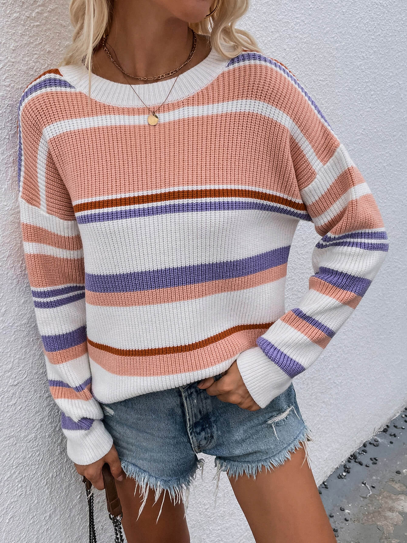 The Perfect Striped Beach Sweater