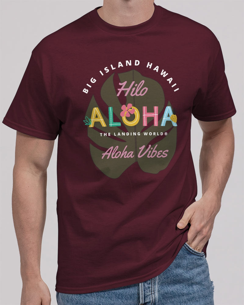 Aloha Hilo Hawaii Graphic Unisex Tee Unisex Heavy Cotton T-Shirt