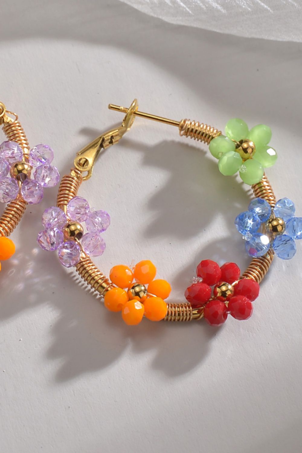 Colorful Flower Boho Earrings