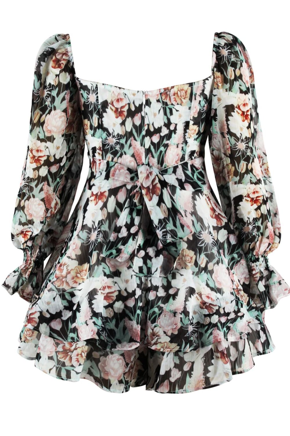 Floral Sweetheart Resort Vacation Romper