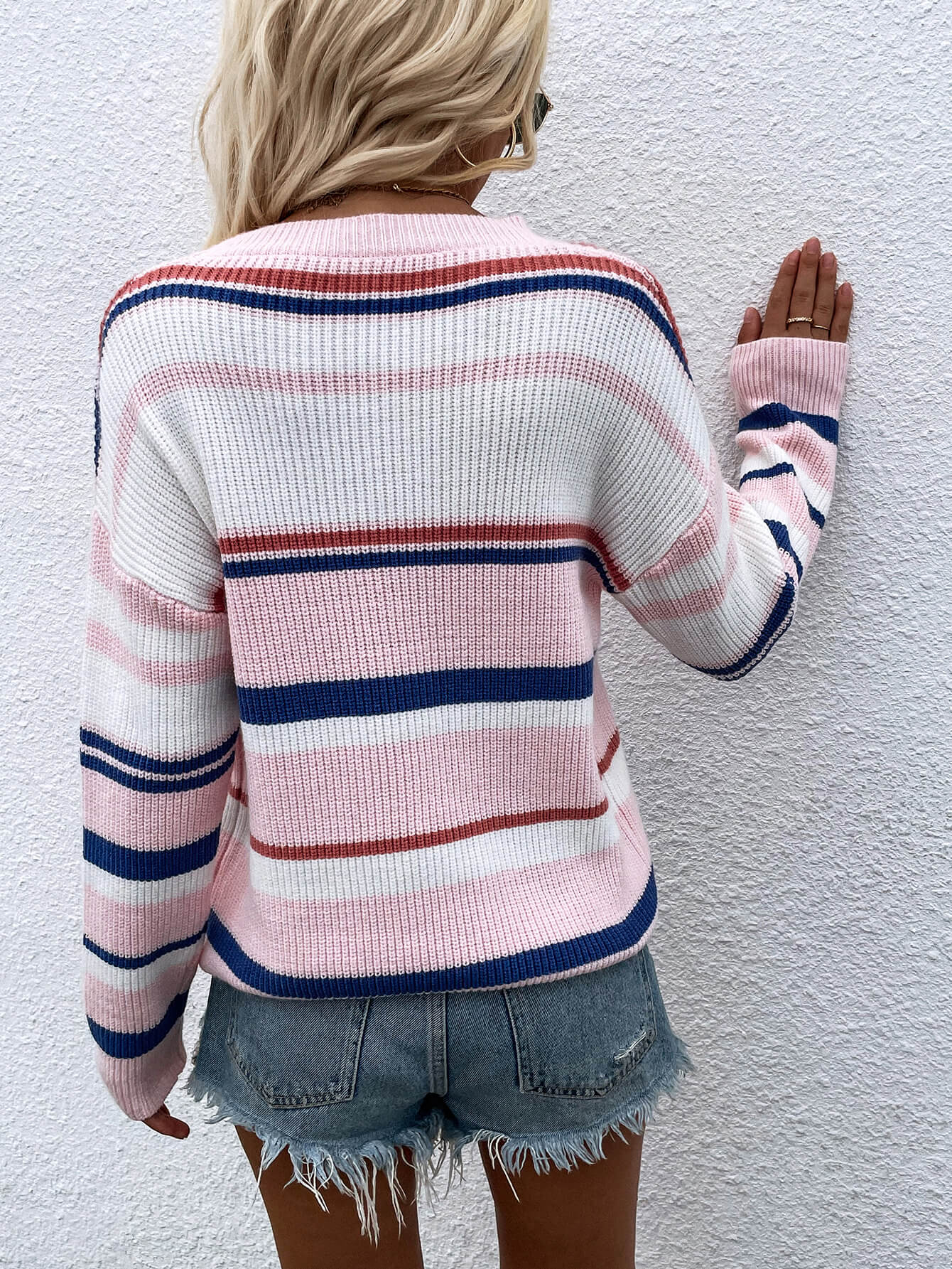 The Perfect Striped Beach Sweater