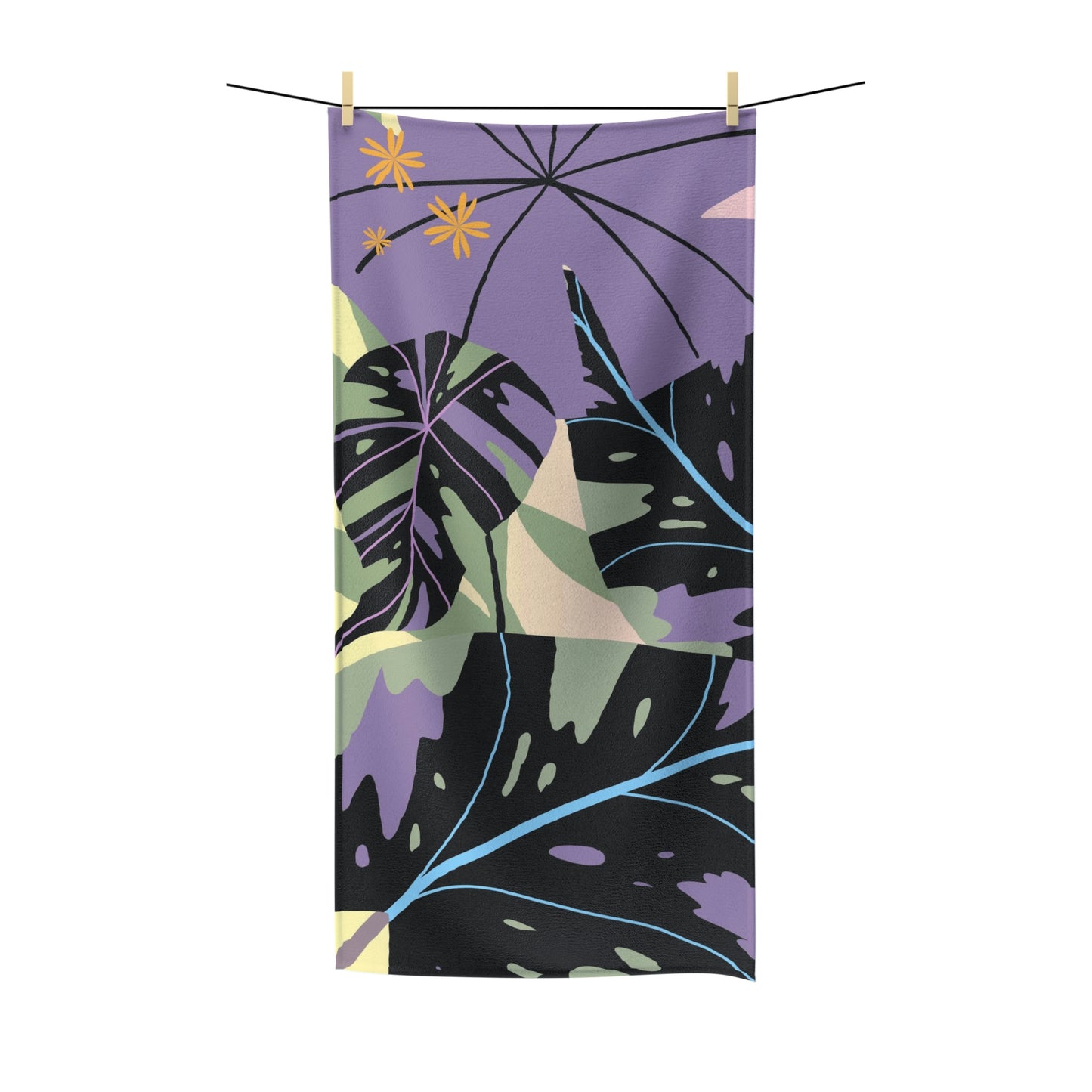Lavender Jungle Tropical Custom Home Decor Collection Bathroom Towel