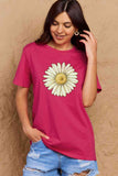 FLOWER Graphic Cotton Tee up to 3XL