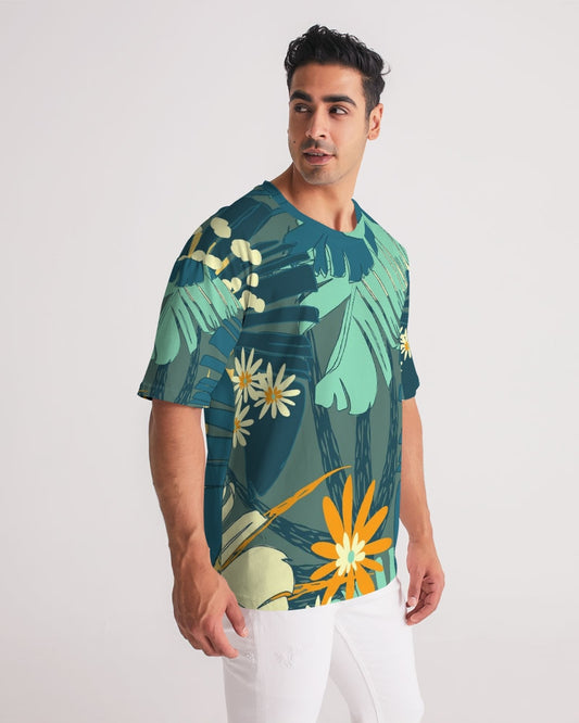Jungle Blues Men's Tropical Print T'Shirt