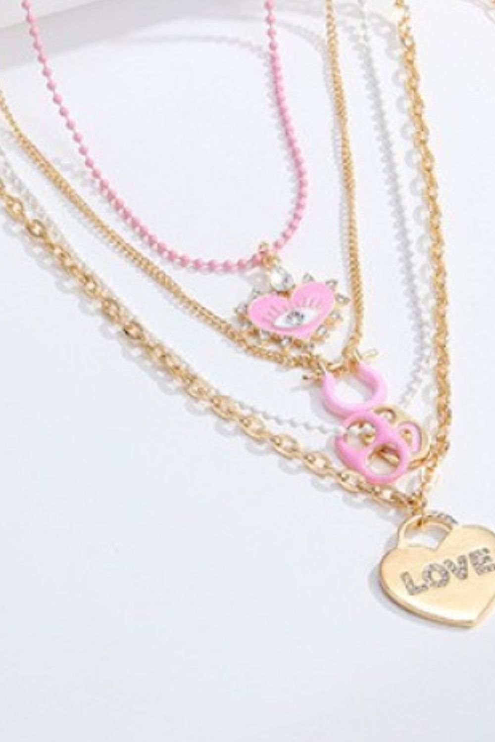 4-Piece Boho Love Necklace