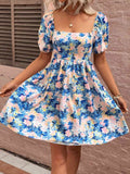 Floral Puff Sleeve Sundress