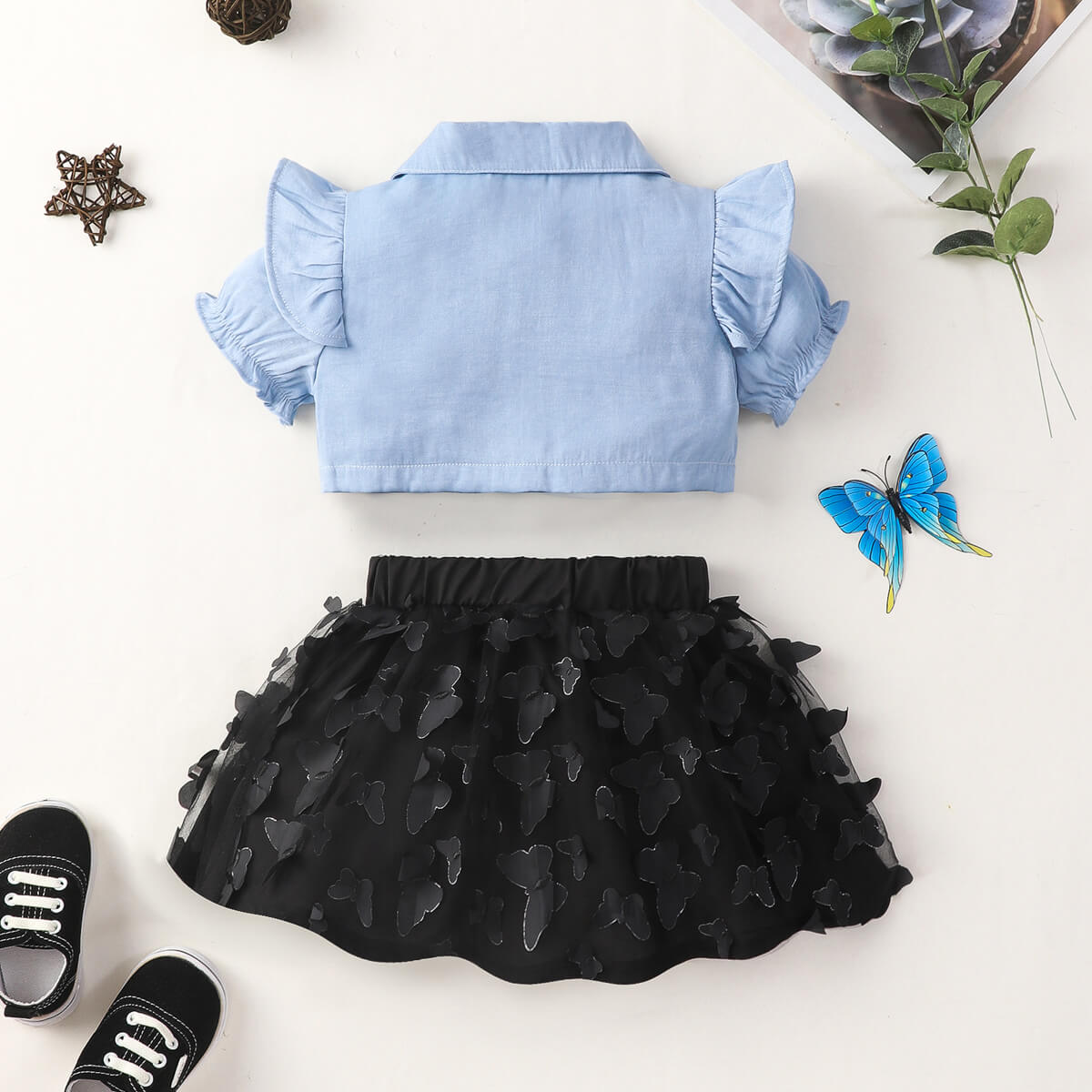 Baby Girl Resort Wear Skirt Set