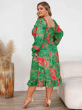 Plus Size Tropical Resort Dress