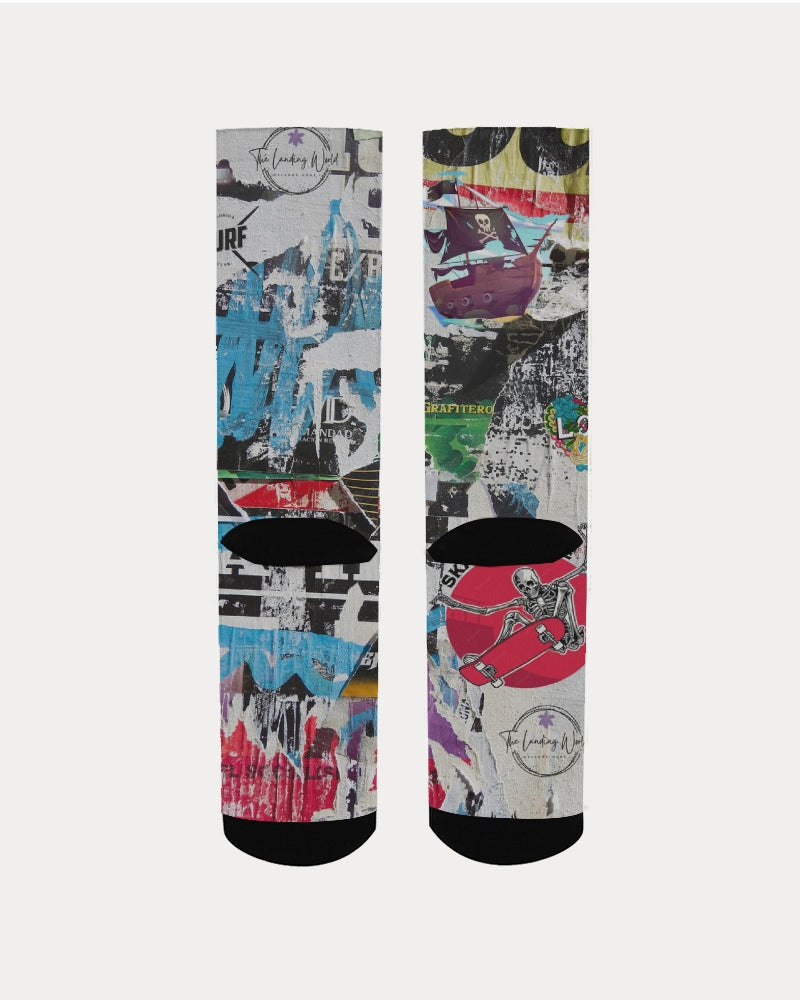 Shredder Women's Skateboarding Graphic Socks