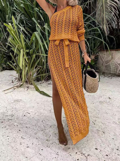 Knit Beach Maxi Dress